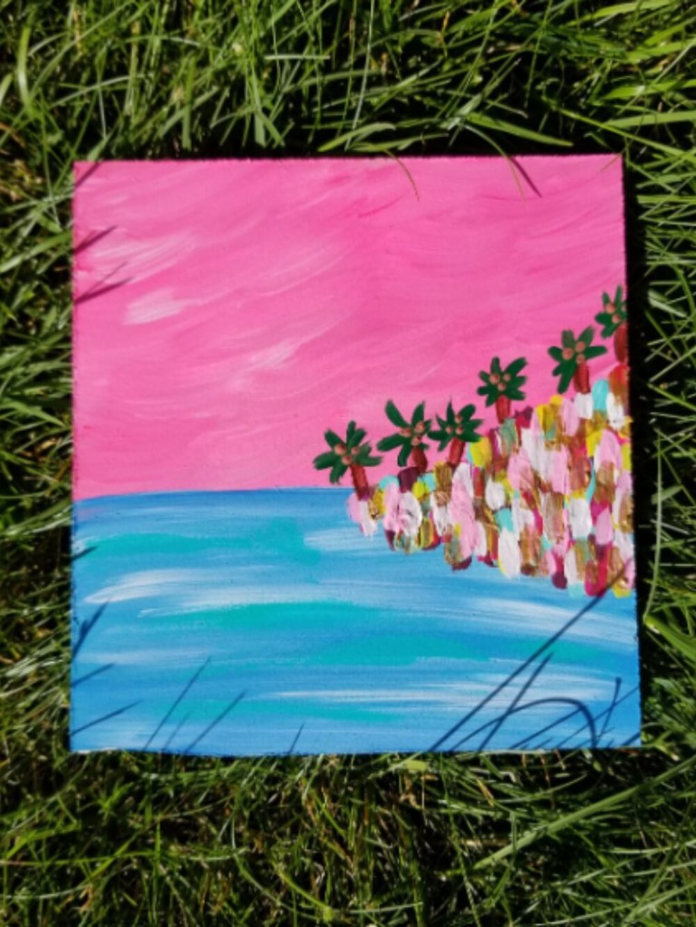 Tropical Island Sailboats Original Art Islands Collection 2 Painting